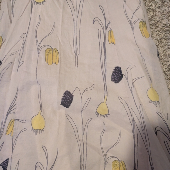 Anthropologie HD In Paris Sleeveless Maxi Dress With Floral Print 100% Cotton - Picture 3 of 7